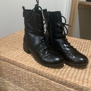Combat boots from Forever 21